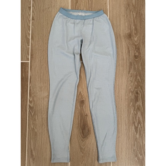 Patagonia Capilene Base Layer Pants Womens XS Blue Pull On Outdoors Hiking Ski - Picture 1 of 13